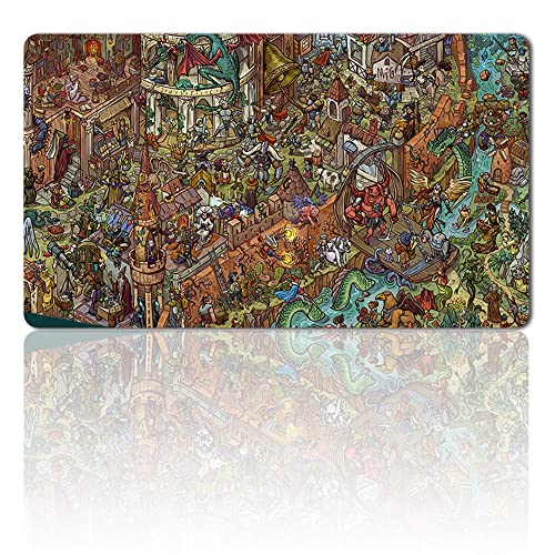 Where's FBLTHP,- Board Game Magic MTG +Free Protective Bag MTG SpielmattenTCG Card Game Mouse Pad Table Mat Größe 60X35CM, Kompatibel Mit Digimon MTG TCG CCG RPG Where's FBLTHP,- Board Game Magic MTG +Free Protective Bag MTG SpielmattenTCG Card Game Mouse Pad Table Mat Größe 60X35CM, Kompatibel Mit Digimon MTG TCG CCG RPG von Four leaves
