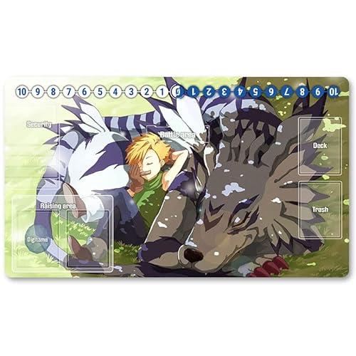 Brettspiel DTCG Spielmatten + Gift Free Bag,TCG Card Game Table Mat Größe 60X35CM Mouse Pad Kompatibel Mit MTG TCG DTCG with Card Zones Brettspiel DTCG Spielmatten + Gift Free Bag,TCG Card Game Table Mat Größe 60X35CM Mouse Pad Kompatibel Mit MTG TCG DTCG with Card Zones von Four leaves