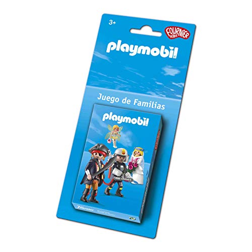 FOURNIER - Playmobil-Familienspiel, Kinderspiel, Blau (1044178) von Fournier