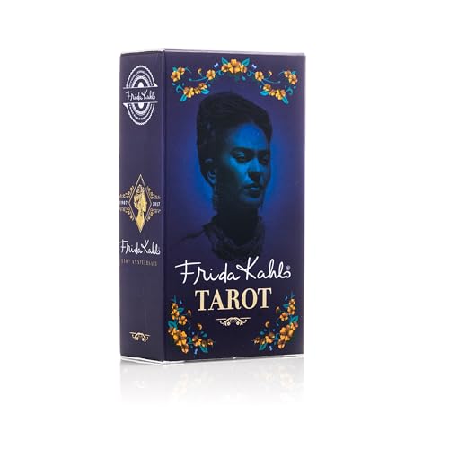 Fournier 1040721 Frida Kahlo Kartenspiel Tarot für Sammler, Blau, Medium von Fournier