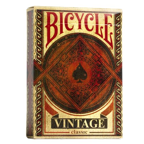 Fournier 1040828 Bicycle Vintage Kartenspiel für Sammler, Schwarz und Rot Fournier 1040828 Bicycle Vintage Kartenspiel für Sammler, Schwarz und Rot von Fournier