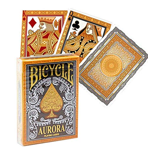 Fournier 1041087 Bicycle Aurora Pokerkarten, mehrere, Poker von Bicycle