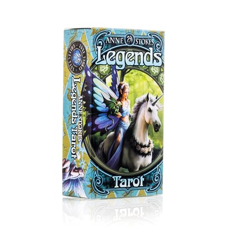 Fournier 1031264 Legends by Anne Stokes Tarotkarten, Mehrfarbig, Size 12cm von Fournier