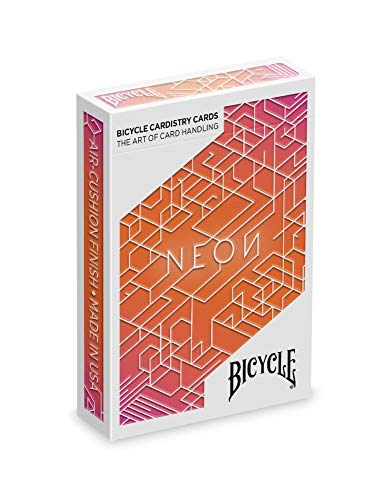 Fournier Spielkarten Bicycle Neon Orange Bump cardistry von Bicycle