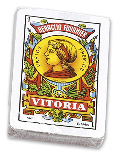 Fournier - Nr. 12 Spanisches Deck mit 50 Karten in Zellophanverpackung, Mehrfarbig, einzigartig (20992) von Fournier