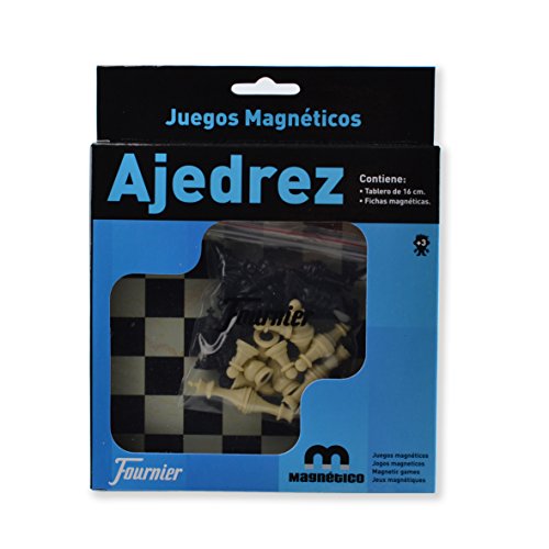 Fournier F28982 Schach 130012240 Magnetisches Schachspiel für unterwegs, bunt, único von Fournier