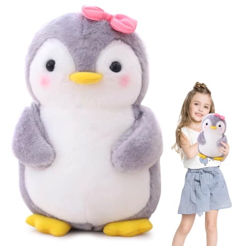 Fouvin Plüschtier Pinguin Kuscheltier mit Schleife, 25 cm Pinguin Stofftier Plüschtier, Süßes Stofftier Schmusetier zum Kuscheln & Spielen, Geschenk für Mädchen Jungen Kinder Erwachsene Fouvin Plüschtier Pinguin Kuscheltier mit Schleife, 25 cm Pinguin Stofftier Plüschtier, Süßes Stofftier Schmusetier zum Kuscheln & Spielen, Geschenk für Mädchen Jungen Kinder Erwachsene von Fouvin