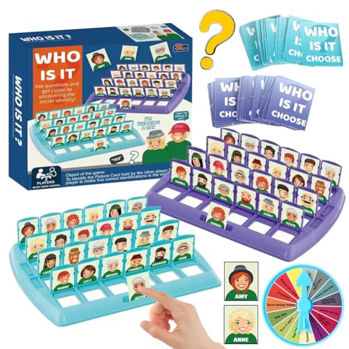 Wer Ist Es Spiel,Lustiges Ratespiel Brettspiel,Family Erraten Spiele Clack Spiel Wer Ist Es Spiel Original Who is It Game Brettspiel Für Familien Eltern Kinder Party Wer Ist Es Spiel,Lustiges Ratespiel Brettspiel,Family Erraten Spiele Clack Spiel Wer Ist Es Spiel Original Who is It Game Brettspiel Für Familien Eltern Kinder Party von Fouvin