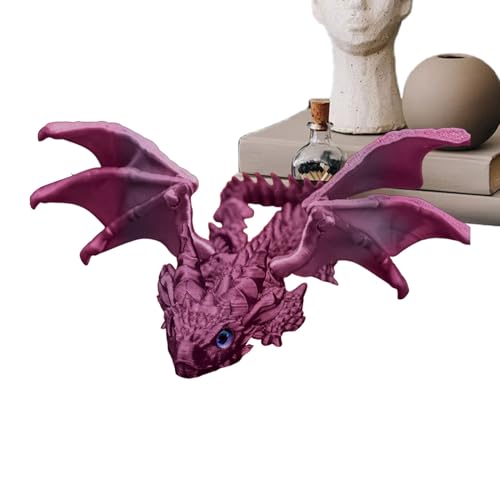 Foway Drachenfigur, Spielzeugdrache,3D -gedruckte Simulation Flying Dragon Ornamente | Home Desktop Display Decor, kreatives Kunsthandwerk für Bücherregaldesktop oder Schrank Foway Drachenfigur, Spielzeugdrache,3D -gedruckte Simulation Flying Dragon Ornamente | Home Desktop Display Decor, kreatives Kunsthandwerk für Bücherregaldesktop oder Schrank von Foway
