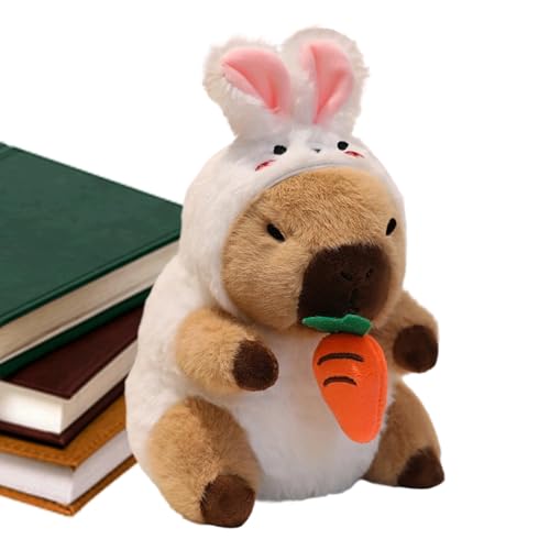 Foway Niedliches Capybara Plüschtier, Süßes Stofftier, Weiches kuscheliges Haustierfreund niedliches dekoratives Wurfkissen für Wohndekoration und für Erntedankfest Valentinstag Foway Niedliches Capybara Plüschtier, Süßes Stofftier, Weiches kuscheliges Haustierfreund niedliches dekoratives Wurfkissen für Wohndekoration und für Erntedankfest Valentinstag von Foway