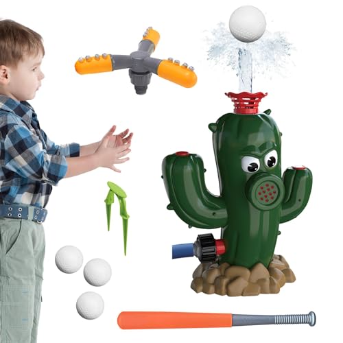 Foway Wassersprinkler-Baseballspielzeug, Wassersprühsprinkler für den Außenbereich | Langlebiges Sprinklerspielzeug, schlagfest | Pools und Wasserspielzeug mit Auslaufschutz für den Foway Wassersprinkler-Baseballspielzeug, Wassersprühsprinkler für den Außenbereich | Langlebiges Sprinklerspielzeug, schlagfest | Pools und Wasserspielzeug mit Auslaufschutz für den von Foway