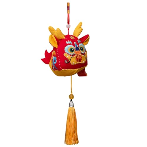 Chinesisches Neujahrsdekor, Niedliches und entzückendes Jahr des Drachen-Maskottchens, Chinesisches Drachenornament als Feiertagssymbol für Kinder, Erwachsene, Geburtstag, chinesisches Neujahr Fowybe von Fowybe