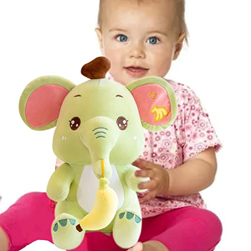 Fowybe Gefüllter Bananenelefant - Pink Gelb Grün Plüsch Banane Elefant - Niedliches Plushie-Umarmungs-Plüsch-Kissen-Elefant-Stofftier für Mädchen und Jungen, Rosa-Gelb-Grün-Umarmungs-Kissen-Geschenke Fowybe Gefüllter Bananenelefant - Pink Gelb Grün Plüsch Banane Elefant - Niedliches Plushie-Umarmungs-Plüsch-Kissen-Elefant-Stofftier für Mädchen und Jungen, Rosa-Gelb-Grün-Umarmungs-Kissen-Geschenke von Fowybe