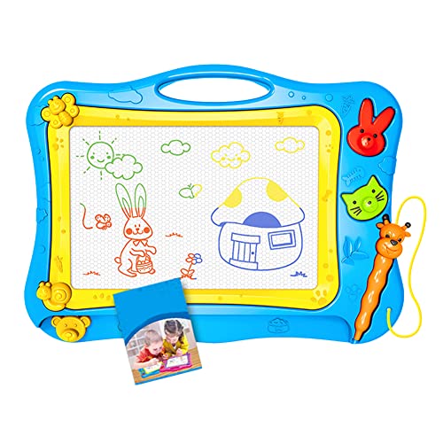 Fowybe Magnetische Doodle-Tafel - Löschbarer Kinder-Schreibblock mit glatten Kanten,Lernspielzeug Doodle Mat Geschenk für Geburtstage Weihnachten Thanksgiving von Fowybe