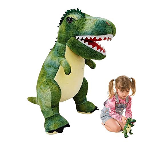 Fowybe Tyrannosaurus Rex-Puppen | Dinosaurier-Plüsch-Kuscheltiere für Jungen | Dinosaurier-Plüschtier, realistisches gefülltes Tyrannosaurus-Tier für Jungen und Kinder, tolles Geschenk von Fowybe