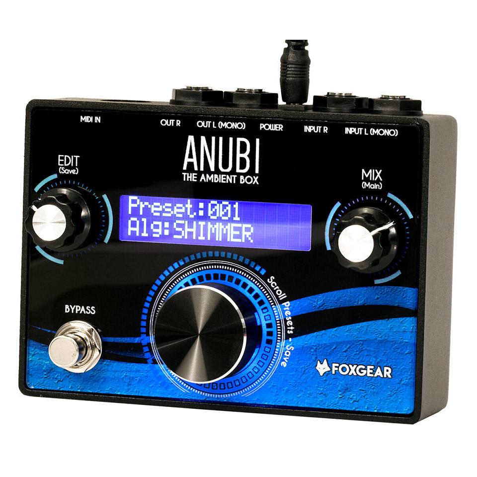 Foxgear Anubi Ambient Effektgerät E-Gitarre von Foxgear