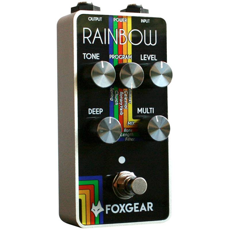 Foxgear Rainbow Digital Reverb Effektgerät E-Gitarre von Foxgear