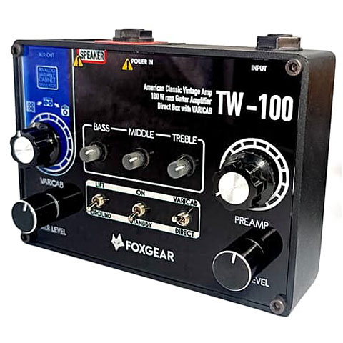 Foxgear TW-100 Mini Amp American Classic Clean Pedalboard Amp von Foxgear