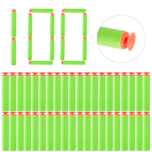 Foxom Saugnapf Pfeile, 100Pcs Saugnapf Darts Nachfüllpack Für Nerf N-Strike Elite Series Blasters Foxom Saugnapf Pfeile, 100Pcs Saugnapf Darts Nachfüllpack Für Nerf N-Strike Elite Series Blasters von Foxom