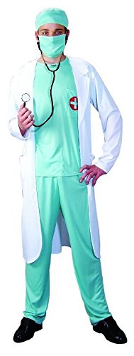 Foxxeo 10095 | Arztkostüm Doktor OP Kittel, Größe:S von Foxxeo
