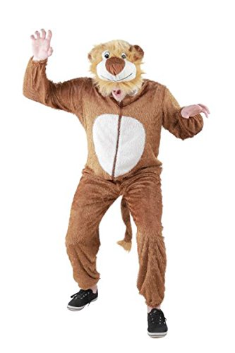 Foxxeo 10146 | Original Löwenkostüm Kostüm Löwe Tierkostüm Tier Löwen braun Gr. M, L, XL, XXL, Größe:XXL Foxxeo 10146 | Original Löwenkostüm Kostüm Löwe Tierkostüm Tier Löwen braun Gr. M, L, XL, XXL, Größe:XXL von Foxxeo