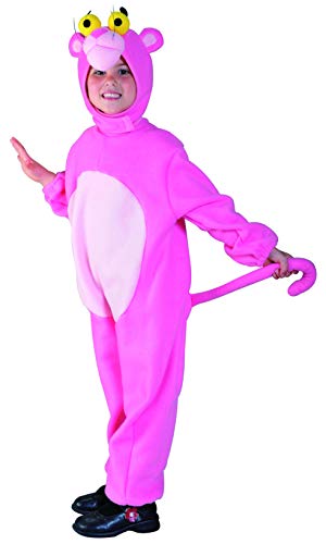 Foxxeo Panther Kostüm Pink für Kinder Größe 122-128 von Foxxeo