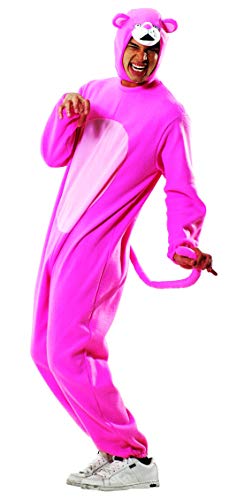 Foxxeo Panther Kostüm Overall Pink Größe XXXL von Foxxeo