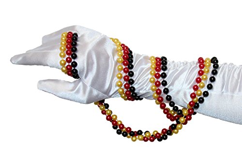 Foxxeo 35001 | Perlenkette Schwarz Rot Gold Deutschland Fanartikel Fußball WM Fan Artikel EM Foxxeo 35001 | Perlenkette Schwarz Rot Gold Deutschland Fanartikel Fußball WM Fan Artikel EM von Foxxeo