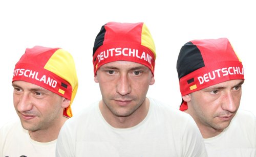 Foxxeo 35004 | Fan Bandana Kopftuch in Deutschlandsfarben Deutschland Fußball Foxxeo 35004 | Fan Bandana Kopftuch in Deutschlandsfarben Deutschland Fußball von Foxxeo