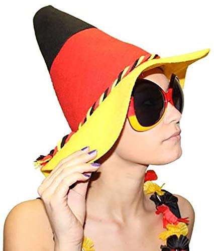 Foxxeo 35005 |Fanhut Deutschland Seppl Fan Filz Hut WM EM Fanartikel Party Artikel Fanmütze Mütze Foxxeo 35005 |Fanhut Deutschland Seppl Fan Filz Hut WM EM Fanartikel Party Artikel Fanmütze Mütze von Foxxeo