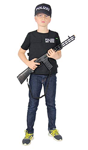 Foxxeo Polizei Weste und Polizei Mütze für Kinder SEK Uniform SWAT Kostüm Set für Jungen Fasching Karneval Größe 134-140 Foxxeo Polizei Weste und Polizei Mütze für Kinder SEK Uniform SWAT Kostüm Set für Jungen Fasching Karneval Größe 134-140 von Foxxeo