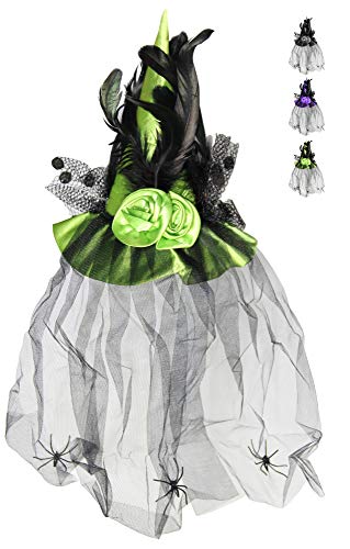 Mini Hexenhut mit Schleier grün – Halloween Fasching Karneval Walpurgis Mini Hexenhut mit Schleier grün – Halloween Fasching Karneval Walpurgis von Foxxeo