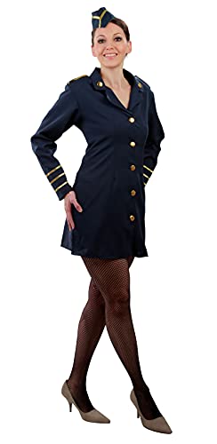 Stewardess Kostüm für Damen Flugbegleiterin Fasching Karneval Motto Party Größe 42-44 Stewardess Kostüm für Damen Flugbegleiterin Fasching Karneval Motto Party Größe 42-44 von Foxxeo
