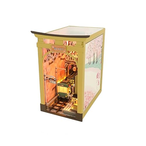 Foyucool Miniaturhaus-Set zum Selbermachen, Puppenhaus-Set mit Möbeln, Mini-Haus-Bastelset für Erwachsene zum Bauen, Halloween/Weihnachtsdekorationen/Geschenke, M2211 von Foyucool
