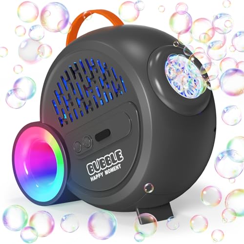 Seifenblasenmaschine, RGB LED Automatische Seifenblasenmaschine Seifenblasen Kinder, Wiederaufladbarer 20000+ /Min Blasenspielzeug für Kinder/Hochzeit/Geburtstag/Festival/Geschenk Seifenblasenmaschine, RGB LED Automatische Seifenblasenmaschine Seifenblasen Kinder, Wiederaufladbarer 20000+ /Min Blasenspielzeug für Kinder/Hochzeit/Geburtstag/Festival/Geschenk von Fozcmisw