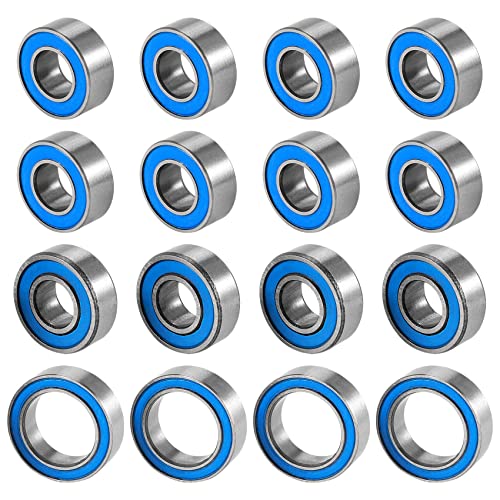 Fozriybefy 16 STÜCKE Gummi Versiegeltes Lagerung Kit für TT02 TT-02 TT02D TT-02D 1/10 RC Auto Upgrade Teile ZubehöR von Fozriybefy