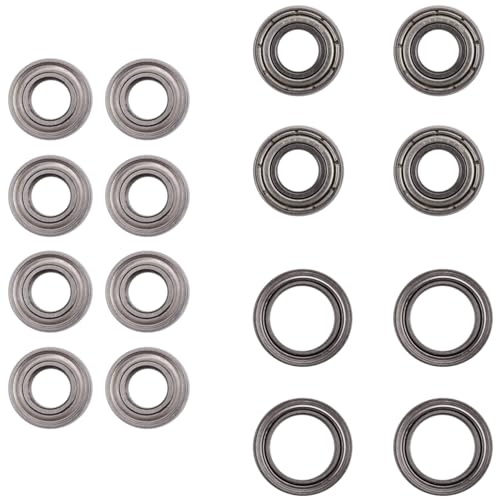 Fozriybefy 16 StüCk Lagerung Kit für TT02 TT-02 TT02D TT-02D 1/10 RC Auto Upgrade Teile ZubehöR von Fozriybefy