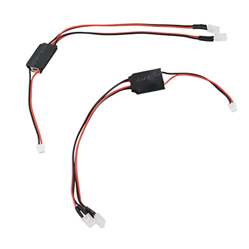 Fozriybefy 2 StüCke Scheinwerfer LED Licht für HBX 16889 16889A 16890 16890A SG1601 SG1602 1/16 RC Auto Upgrade Teile von Fozriybefy