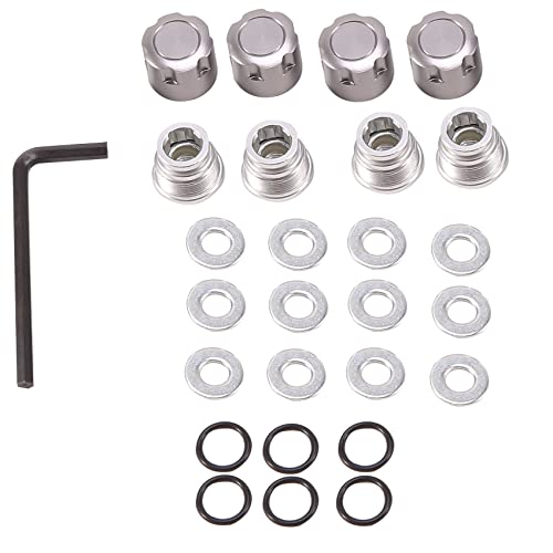 Fozriybefy 4 STÜCKE Aluminium Center Lock Mutter Metall Radkappen Muttern für Axial SCX10 TRX4 1/10 RC Crawler Autoteile, Silber Fozriybefy 4 STÜCKE Aluminium Center Lock Mutter Metall Radkappen Muttern für Axial SCX10 TRX4 1/10 RC Crawler Autoteile, Silber von Fozriybefy