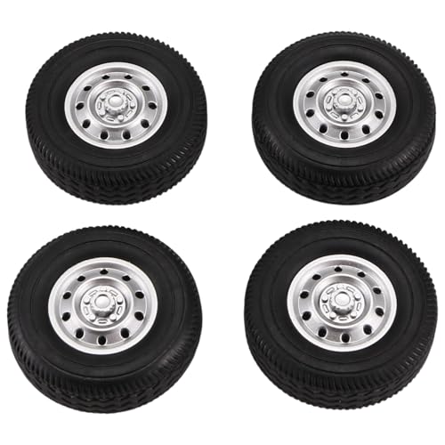Fozriybefy 4 StüCk Gummi Reifen Reifen für D12 Mini 1/16 RC Drift Truck Auto Teile ZubehöR von Fozriybefy