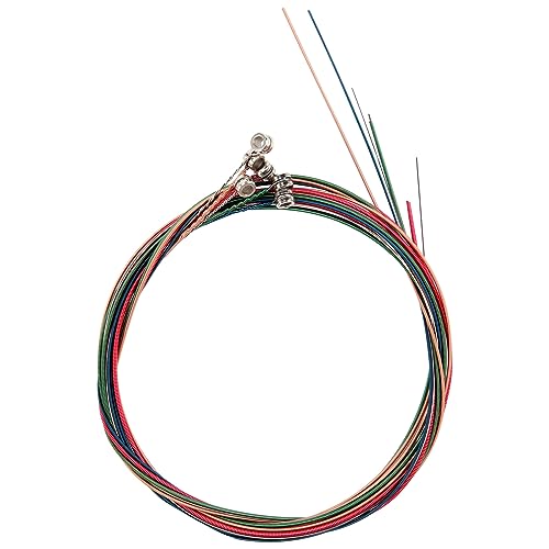 Fozriybefy 6X Saiten Farbig Stahl von Fozriybefy