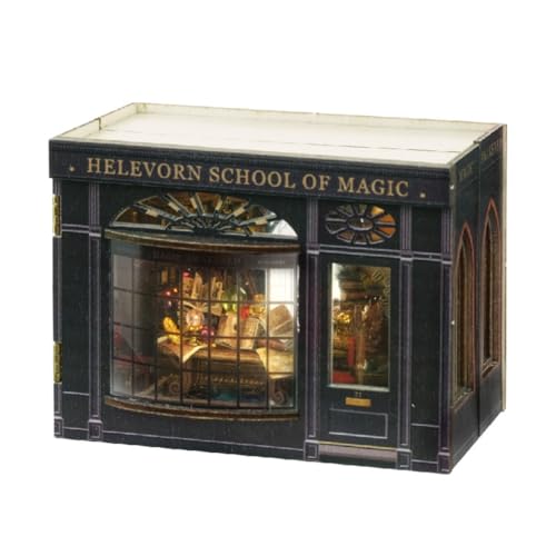 Fozriybefy DIY Book Nook Kit mit 3D-Puzzle-Modellbau, Bücherregal Aus, Buchstütze, Spielzeug, Halloween, Geburtstagsgeschenk MINI-110 Fozriybefy DIY Book Nook Kit mit 3D-Puzzle-Modellbau, Bücherregal Aus, Buchstütze, Spielzeug, Halloween, Geburtstagsgeschenk MINI-110 von Fozriybefy