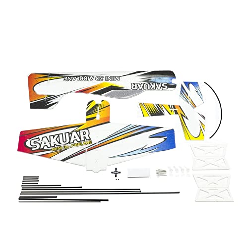 Fozriybefy RC Flugzeug 3D Flugzeug Micro-Mini Schaum EPP PP F3P Lightset KIT Modell Hobby Spielzeug Fernbedienung Spielzeug E210 von Fozriybefy