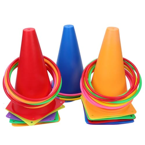 Fozriybefy Spaßiges Ringwurfspiel für Kinder, Outdoor-Wurfkreis Aus Kunststoff, Interaktives Eltern-Kind-Wettkampftraining Fozriybefy Spaßiges Ringwurfspiel für Kinder, Outdoor-Wurfkreis Aus Kunststoff, Interaktives Eltern-Kind-Wettkampftraining von Fozriybefy