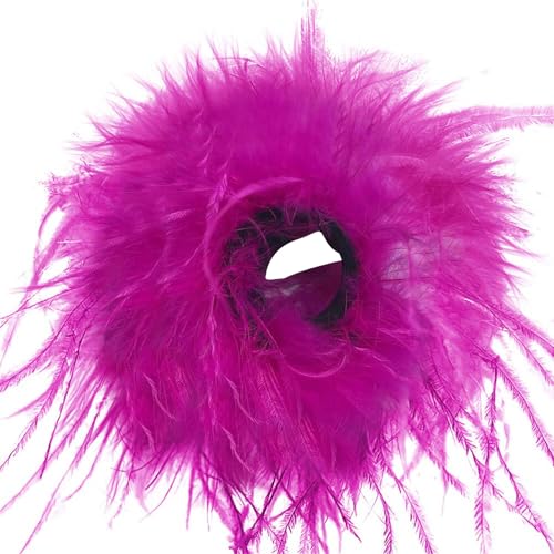 Elegantes Feder-Armband für Damen, buntes Klatschen für Damen, Kostümdekoration und Mottoparty-Zubehör Elegantes Feder-Armband für Damen, buntes Klatschen für Damen, Kostümdekoration und Mottoparty-Zubehör von Fpbiagoq