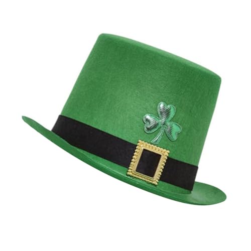 [Fpbiagoq] Stpatrick Day Tall Hut Urlaub Kopfbedeckung Irish National Day Celebration Caps Festival Requisiten Hut Party Hut von Fpbiagoq
