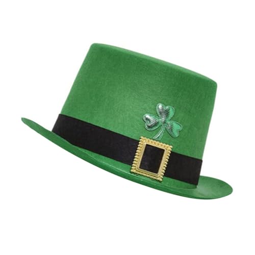 [Fpbiagoq] Stpatrick Day Tall Hut Urlaub Kopfbedeckung Irish National Day Celebration Caps Festival Requisiten Hut Party Hut von Fpbiagoq
