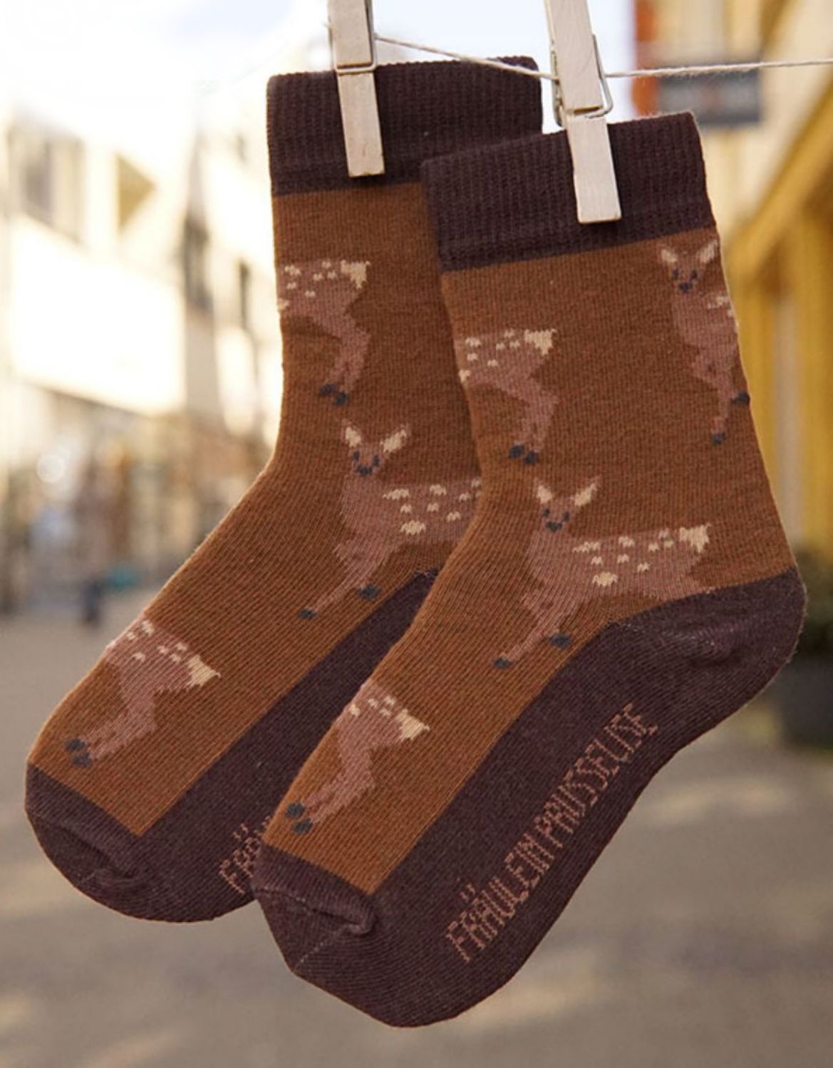 Fräulein Prusselise Kindersocken (Bio) - 19-22 Bambi von Fräulein Prusselise