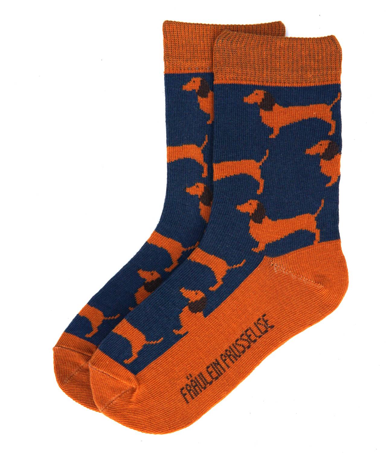 Fräulein Prusselise Kindersocken (Bio) - 23-26 Dackel von Fräulein Prusselise