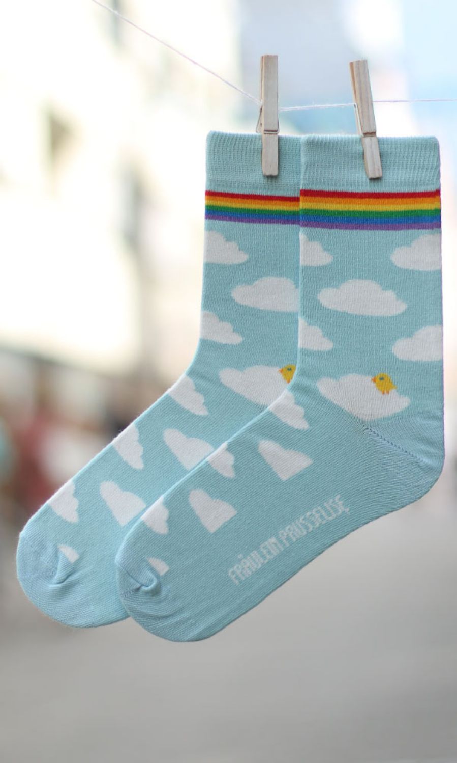 Fräulein Prusselise Kindersocken (Bio) - 31-34 Wolkenmatz von Fräulein Prusselise